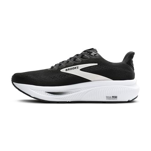 Brooks Men’s Ghost 17 Neutral Running Shoe - Black/Grey/White - 12 Medium - Image 5
