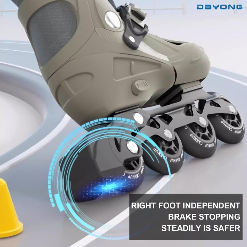 DAYONG Adjustable Inline Roller Skates for Kids with Light Up Wheels - Image 5