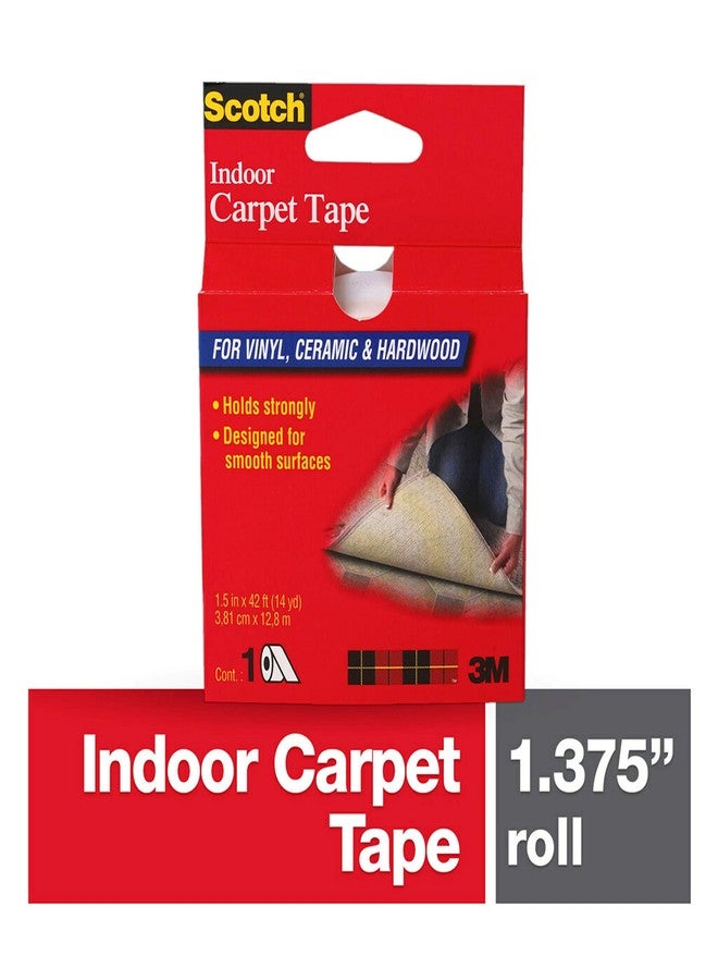 Scotch Indoor Carpet Tape for Vinyl, Ceramic & Hardwood, 1.5 inches by 14 Yards, CT2010, 1 roll - Image 2