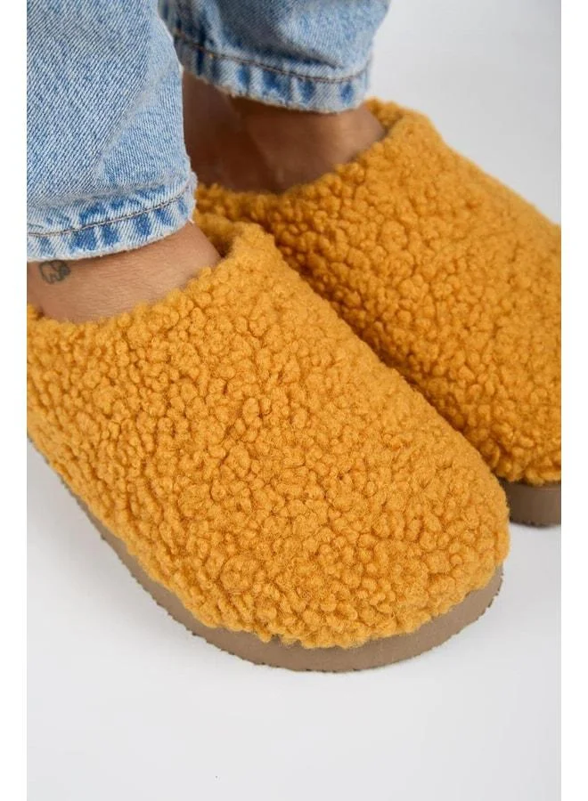 Manijero  (Orlina) Women's Tedy Sabo Platform Mustard Sandal. for Women | Best Price UAE