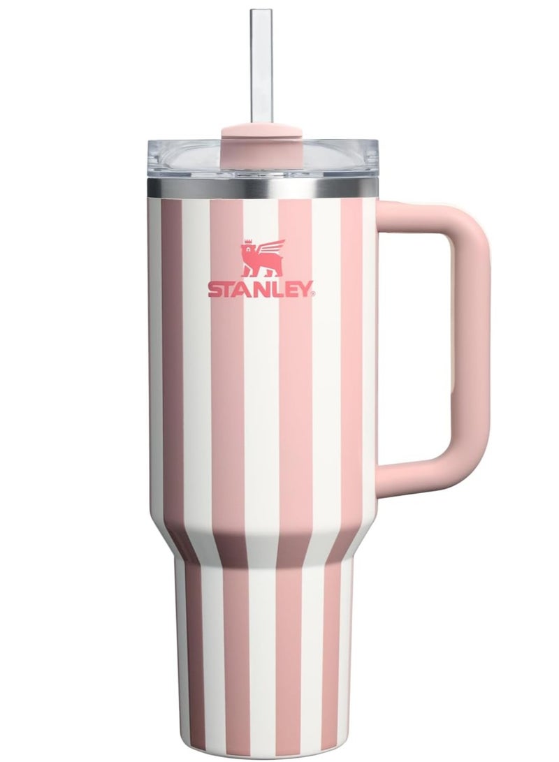 Stanley Cup H2.0 Stainless Steel Sealed Straw with Lid, for Water, Iced Tea, Coffee & Smoothies, 40 oz - Image 1