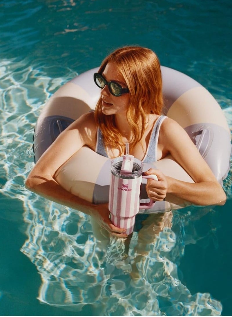 Stanley Cup H2.0 Stainless Steel Sealed Straw with Lid, for Water, Iced Tea, Coffee & Smoothies, 40 oz - Image 3