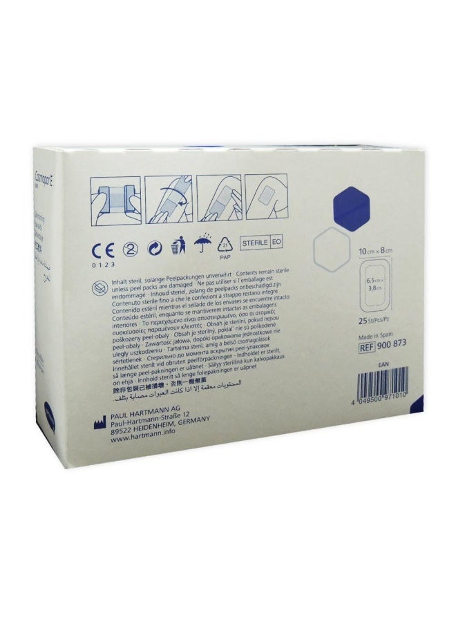 Hartmann Cosmopor E Steril 10 Cm X 8 Cm 25'S - Image 2