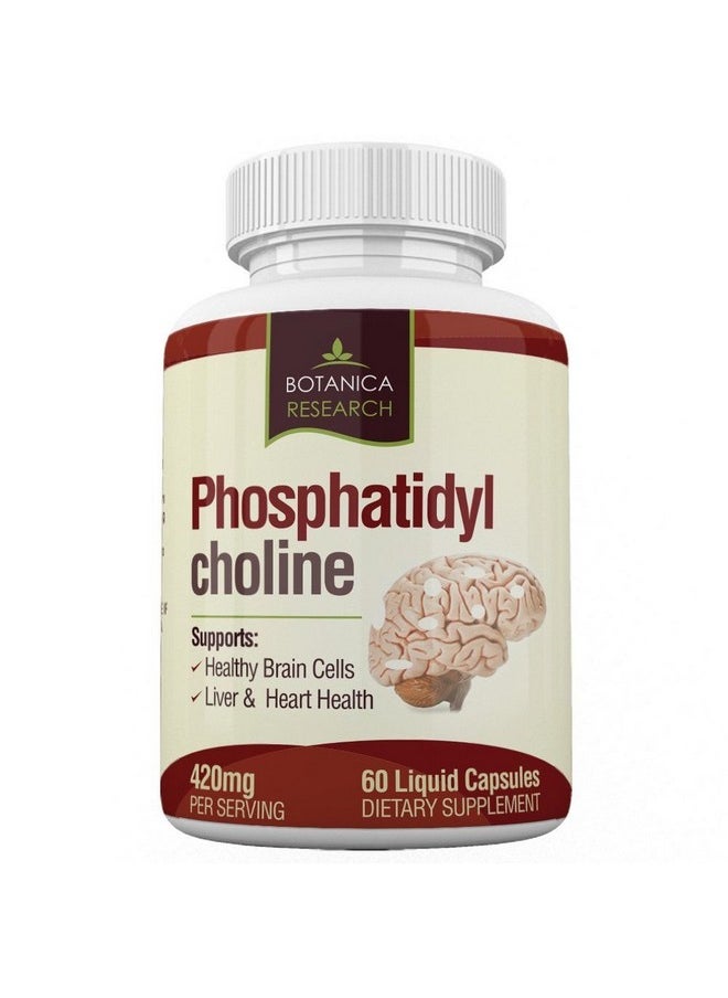 Botanica Research - Ne Complex An Allnatural Nootropic Formula For Brain Health Liver & Cognitive Support 60 Phosphatidyl Choline Capsules By Botanica Research - Image 1
