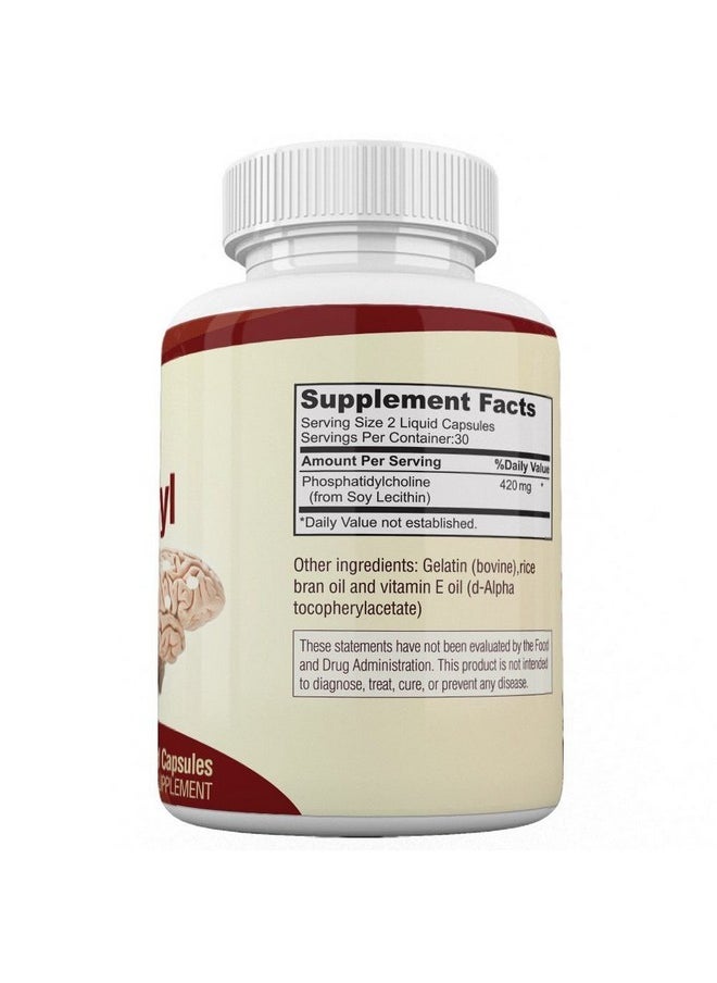 Botanica Research - Ne Complex An Allnatural Nootropic Formula For Brain Health Liver & Cognitive Support 60 Phosphatidyl Choline Capsules By Botanica Research - Image 1
