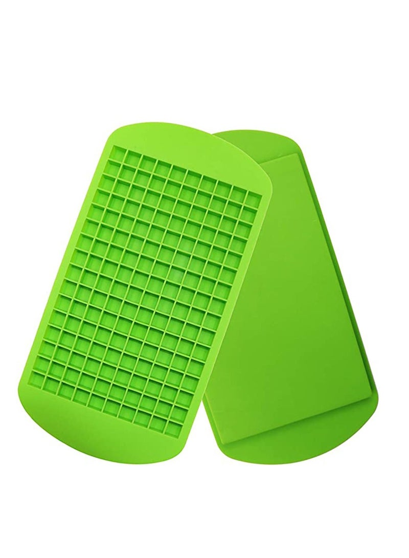 NIBEMINENT Silicone Mini Ice Cube Trays, Molds Easy Release Small for Chilling Drink, BPA Free Flexible Stackable and Durable Soft Mold Storage Containers Kitchen Holiday Party Drinks - Image 1