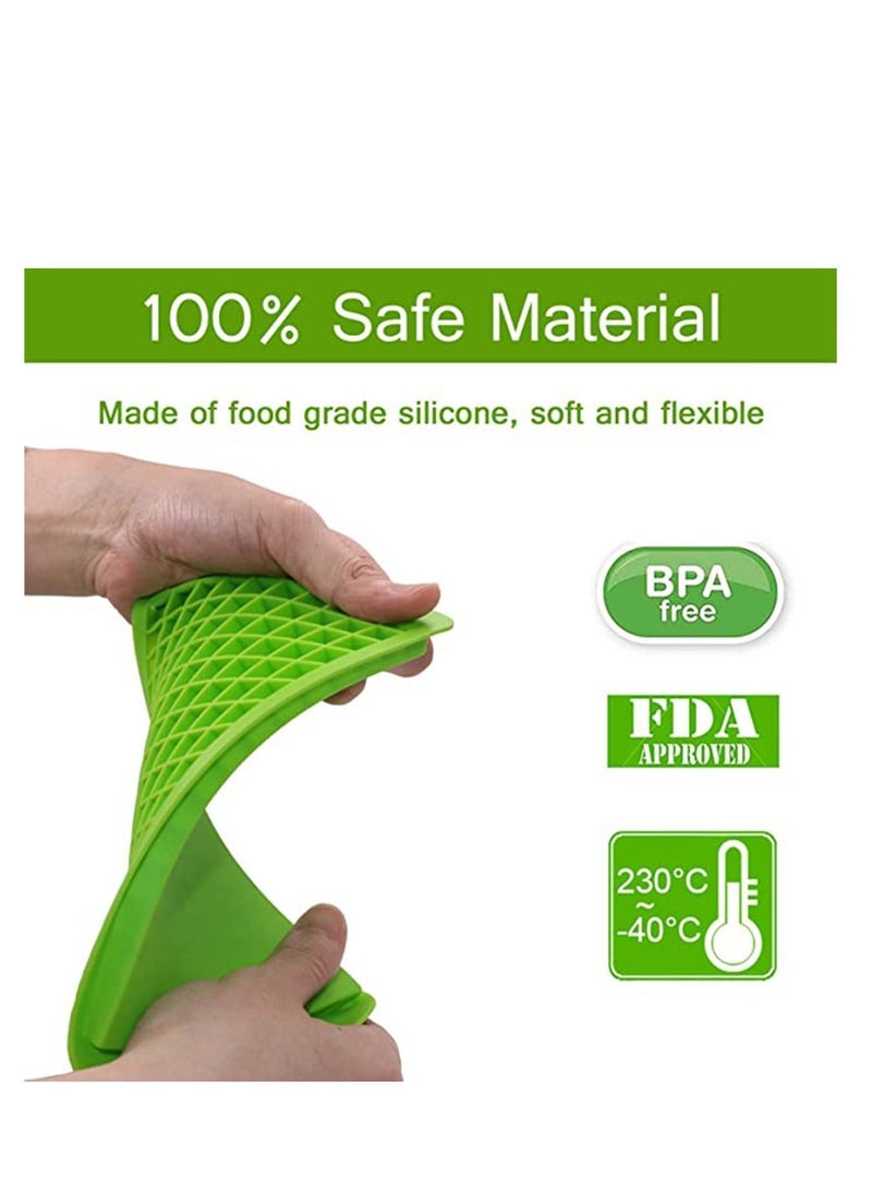 NIBEMINENT Silicone Mini Ice Cube Trays, Molds Easy Release Small for Chilling Drink, BPA Free Flexible Stackable and Durable Soft Mold Storage Containers Kitchen Holiday Party Drinks - Image 2