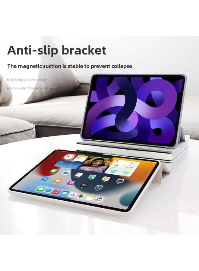 For Ipad9 Generation Protective Case 2024pro11 Inch IPad Tablet Protective Case Tri-fold Tablet Case IPadmini-Color:Lavender Gray-Applicable Models:Ipad 10.2inch (7/8/9 Only) - Image 3