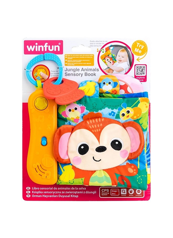 WinFun WinFun Jungle Animals Sensory Book  - Image 1