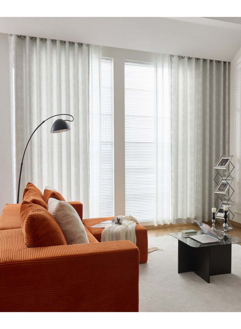QBAID Sheer Privacy Curtains – Soft Light, Multiple Sizes & Three Top Styles for a Cozy Home - Image 5