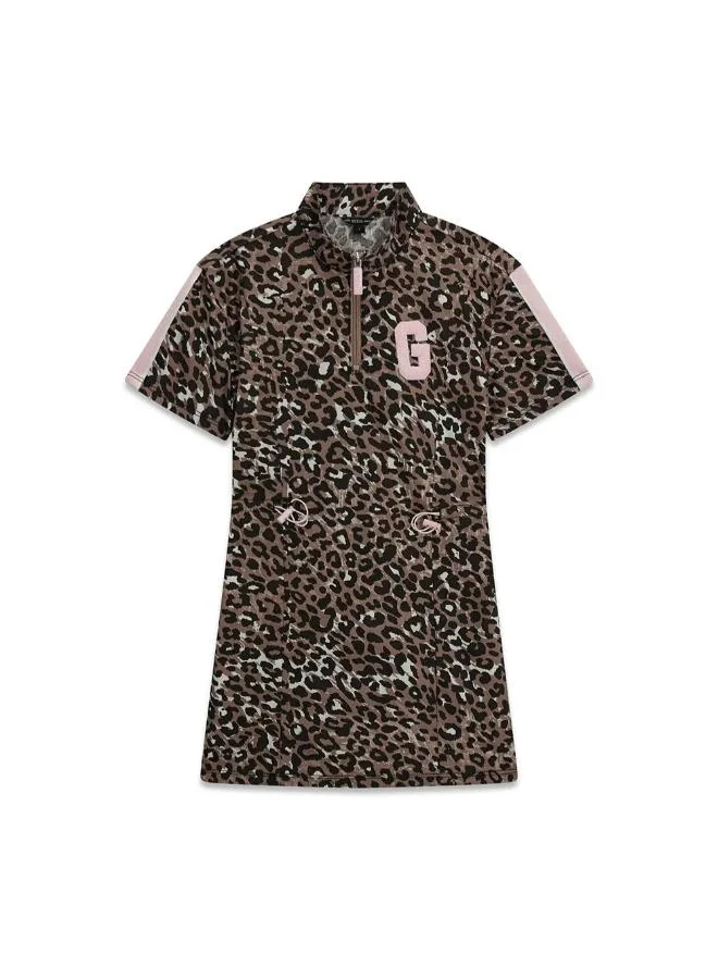 Guess  Kids Poplin Short Sleeve Dress for Women | Best Price UAE
