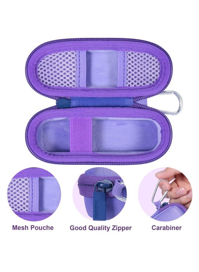 Co2Crea Hard Case and Replacement Head Compatible with Finishing Touch Flawless Facial Hair Remover Electric Face Razor for Women (Lavender Case + Replacement Head) - Image 5