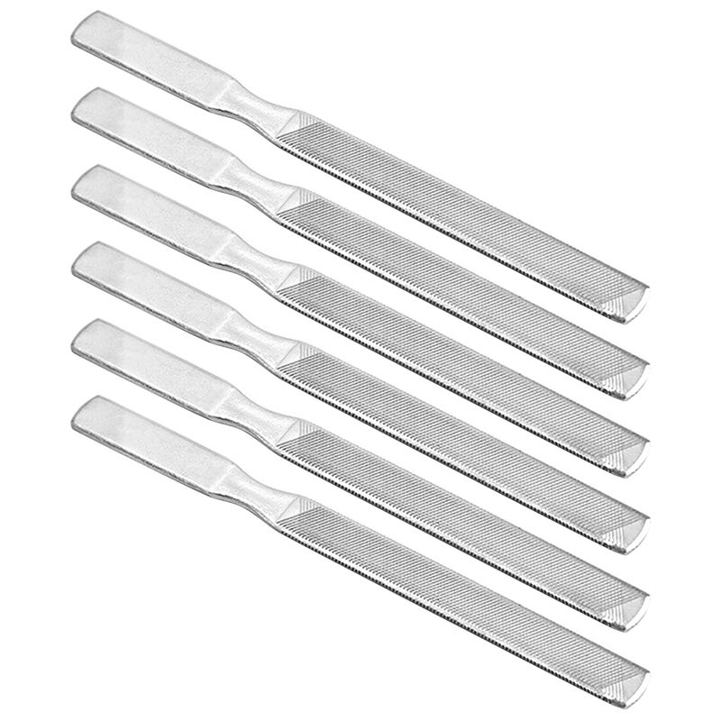 6pcs Stainless Steel Nail Files Nail Buffer Manicure Nail nail Sanding Strip - Image 5