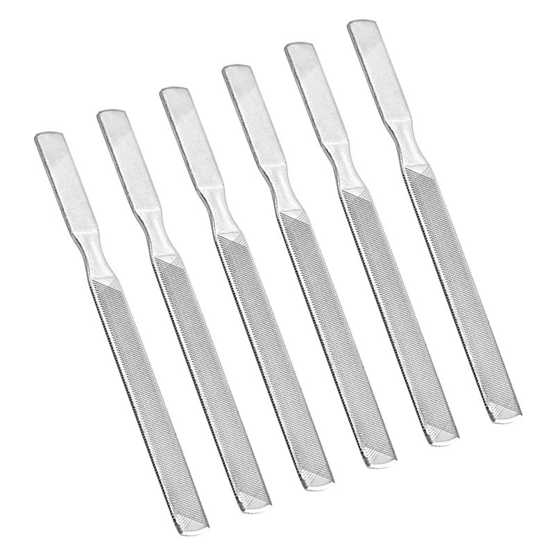 6pcs Stainless Steel Nail Files Nail Buffer Manicure Nail nail Sanding Strip - Image 3