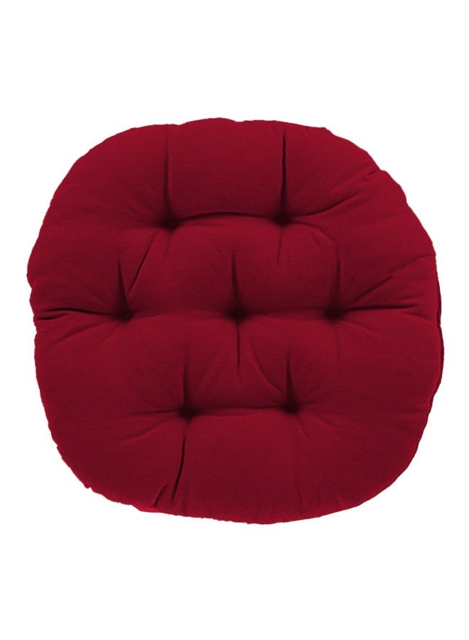 House One Square Soft Velvet Decorative Cushion Attractive Colors - Burgundy 
