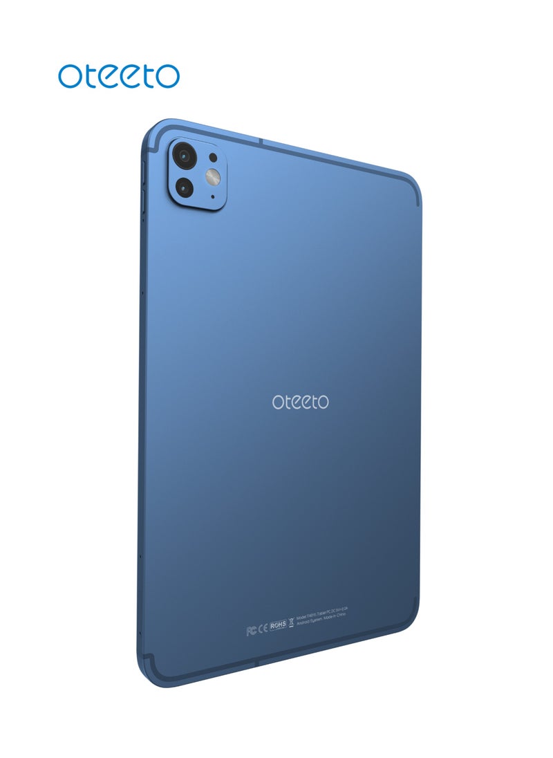 Oteeto - Oteeto TAB 15 Tablet/10.1 Inch/4G SIM/Premium Design/iOS Style Operating System/5G Dual SIM/Octa Core Processor/Included Flip Cover and Keyboard/8GB RAM + 512 GB ROM/Android 13/6000 mAh/8MP Front + 13 MP Rear Camera - Image 1