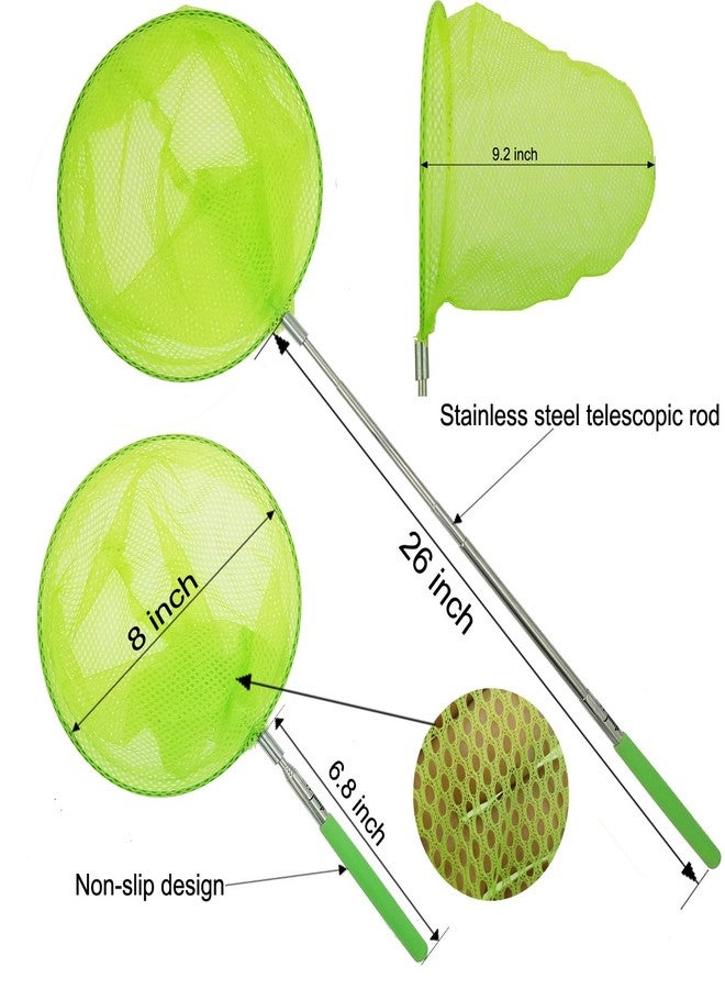 M-jump #1 M-jump 3 Pack Colored Telescopic Butterfly Nets - Great for Catching Insects Bugs Fishing - Outdoor Toy for Kids Playing - Extendable from 6.8" to 34"… - Image 2
