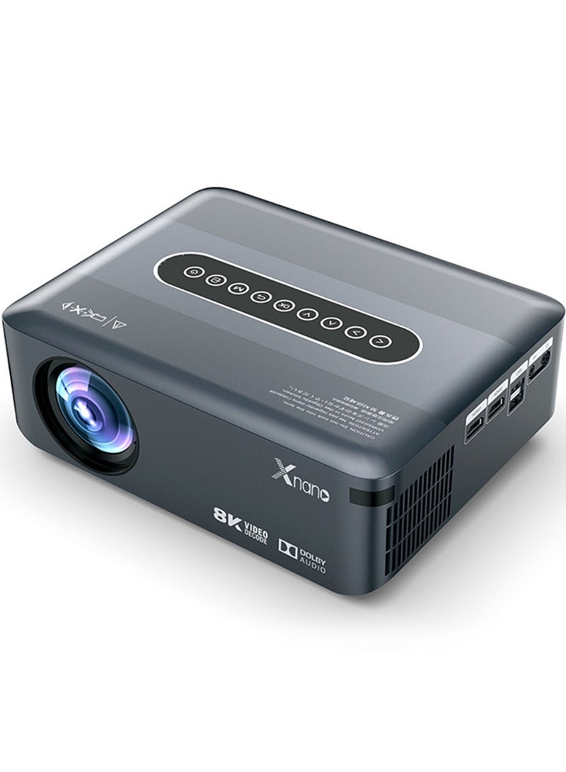 general Smart Projector X1 Full HD 1080P Resolution Ultra HD 8K 300ANSI Dolby Sound Dual Band WiFi Correction Four-Point Anti-Aliasing Image Enhancement Sharpening Treatment Bluetooth 5.0 Wireless Projection - Image 1