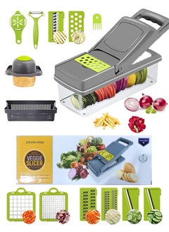 AGD Mandoline Slicer & Grater for Fruits & Vegetables 14-in-1 BPA-Free Spiral  - Image 5