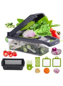 AGD Mandoline Slicer & Grater for Fruits & Vegetables 14-in-1 BPA-Free Spiral  - Image 4