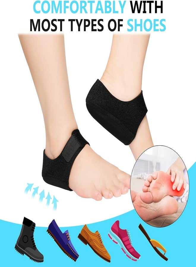 SILENCIO Silicone Gel Heel Cup with Breathable Holes, Shock Absorption Cushion Pad for Heel Pain, Plantar Fasciitis, Arch Support - Image 2