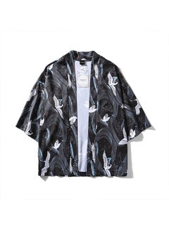 NIBEMINENT Short Sleeve Cotton Shirt Black  - Image 1