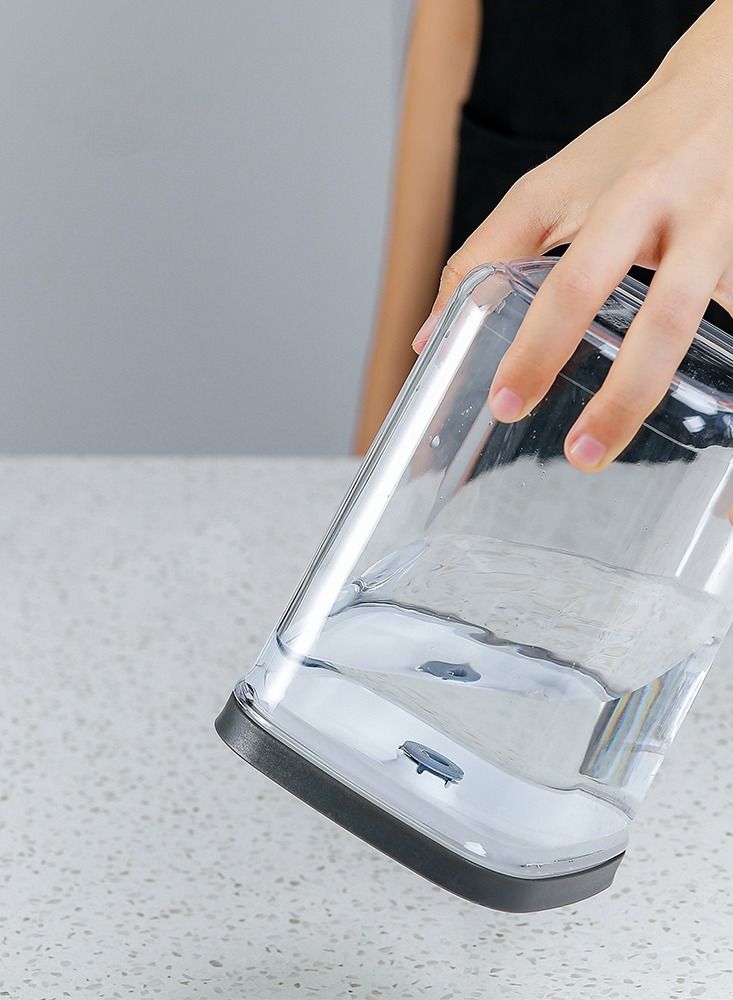 One large, one medium, and one small three piece vacuum sealed tank, with an additional suction pump - Image 3