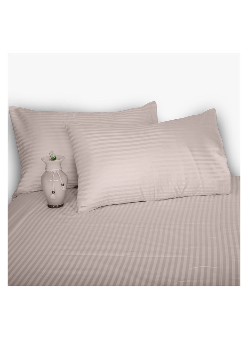 Family Bed Flat Bed sheet Set striped 3 pieces size 180 x 250 cm Model 003 from Family Bed - Image 2