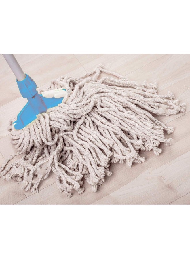Helliot Cotton Mop Refill for Floor Cleaning 300gm (White) - Pack of 4 - Image 3