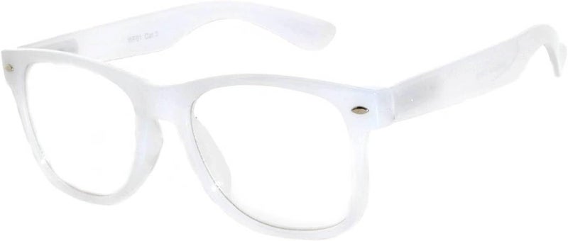 OWL Kids Clear Lens Glasses UV Protection for Children, Colorful Frames Fun Pretend Play Eyewear Non Prescription - Image 1