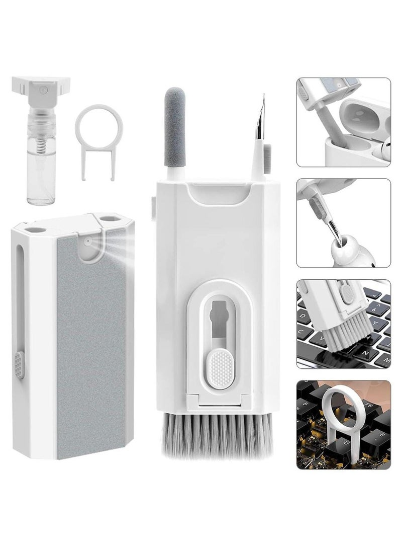 Multifunctional 8-in-1 Electronic Keyboard Dust Removal Soft Cleaning Brush  Kit With Phone Stand Also For  Airpods Pro - Image 2