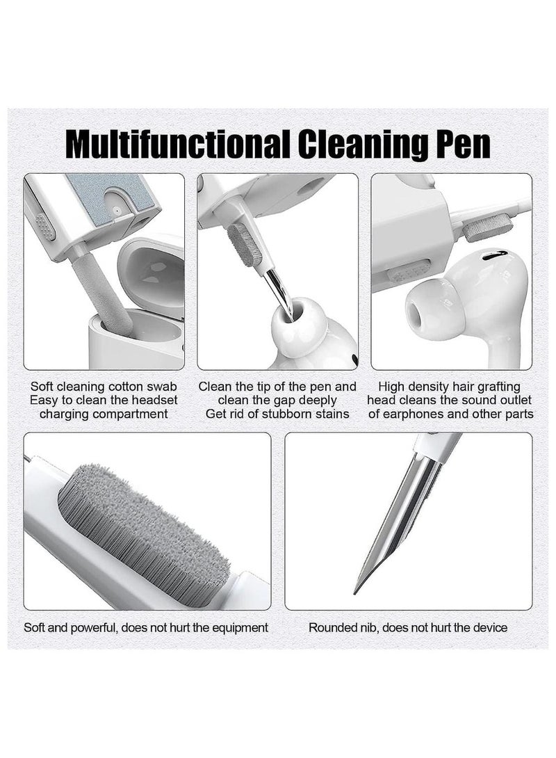 Multifunctional 8-in-1 Electronic Keyboard Dust Removal Soft Cleaning Brush  Kit With Phone Stand Also For  Airpods Pro - Image 3