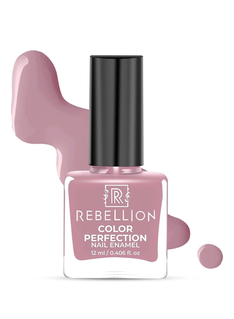 Rebellion Color Perfection Nail Enamel 12ml Mauve pink Freewind me RG05 - Image 1