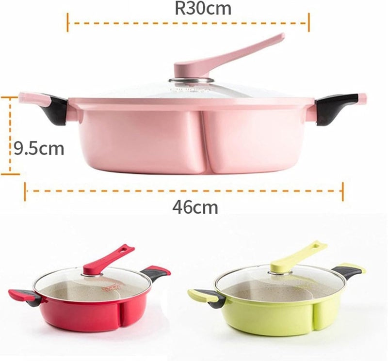 BS B&S Cast Aluminum Double Cookware Hotpot 30cm - Image 4
