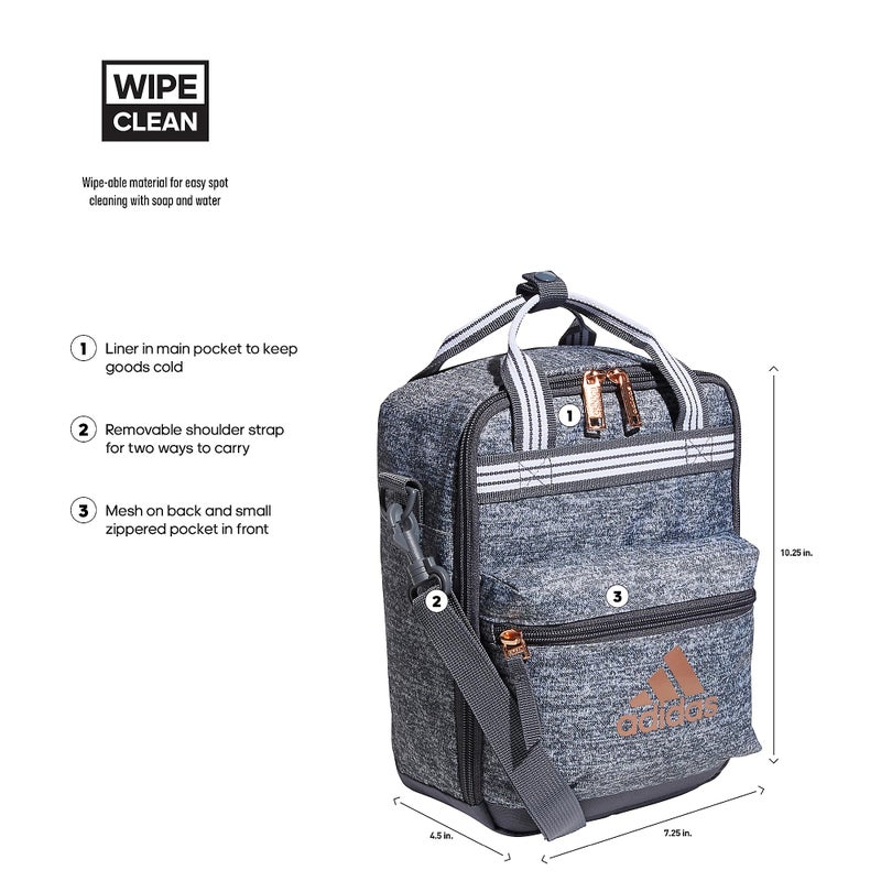 Adidas Squad Insulated Lunch Bag for men and women - Image 2