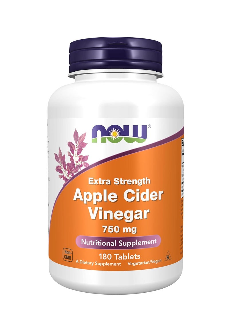 ناو مكمل غذائي بخل التفاح، 750 ملغ، 180 قرص - Image 1