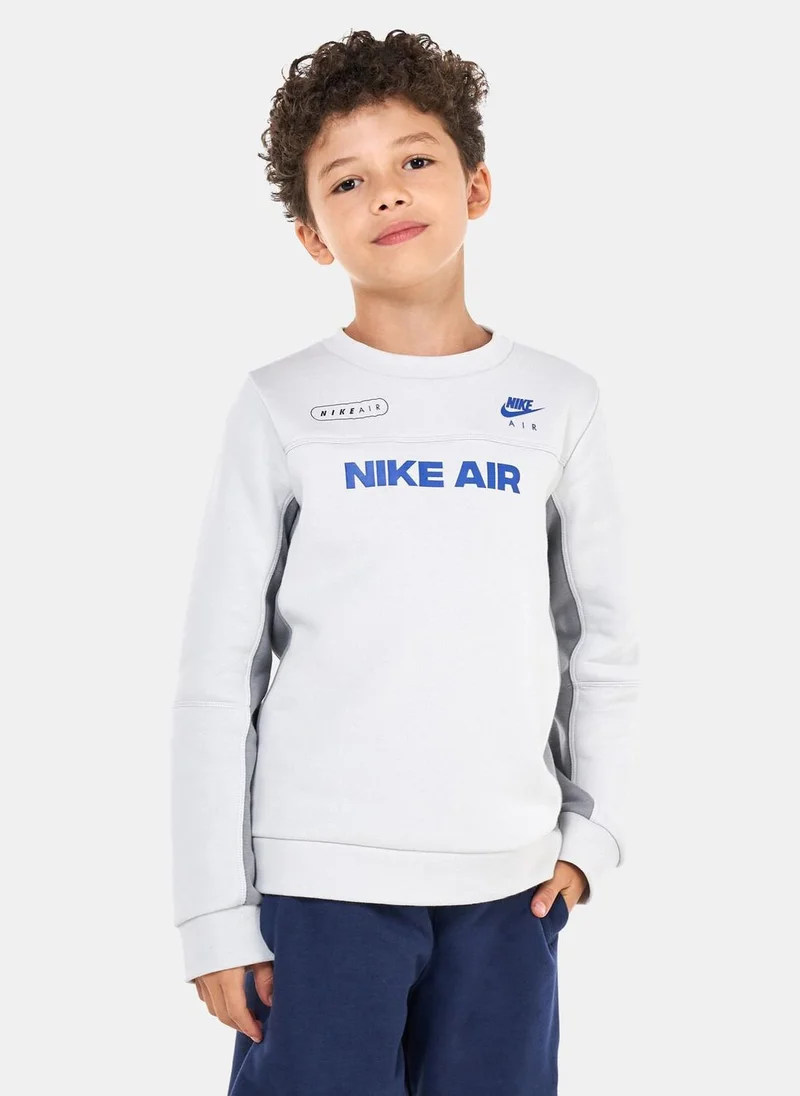 Nike Kids' Air Crew Sweatshirt (Older Kids)