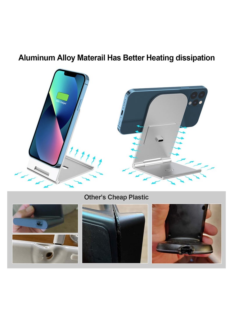 إنرجايزر Ultimate WCP102 2 في 1 شاحن حامل Magsafe / شاحن مكتب لهاتف iPhone 15، حامل شحن سريع لأجهزة Airpods Magsafe Dock دوران حر 360 درجة لهاتف iPhone 15 Pro Max/14/13/12 Air Pods iPhone سماعات 3/2 - Image 4