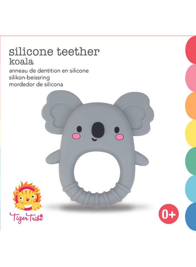 Tiger Tribe Silicone Teether - Koala - Soft Silicone for Teething Relief, BPA-Free, Newborn, Sensory Toy, Infant & Baby 0-18 Months - Image 2