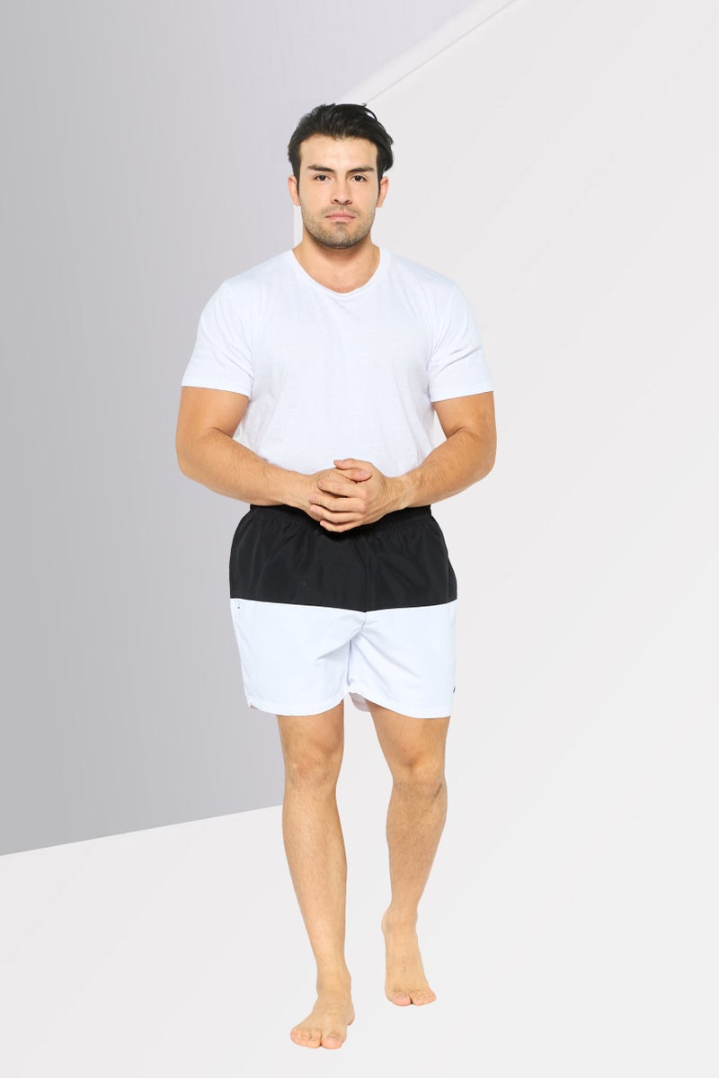 DKNY Men Brand Logo Board Short, Black  - Image 2