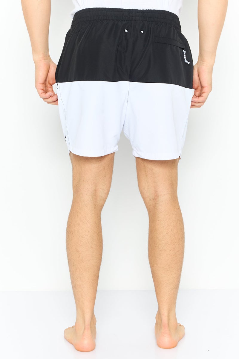DKNY Men Brand Logo Board Short, Black  - Image 3