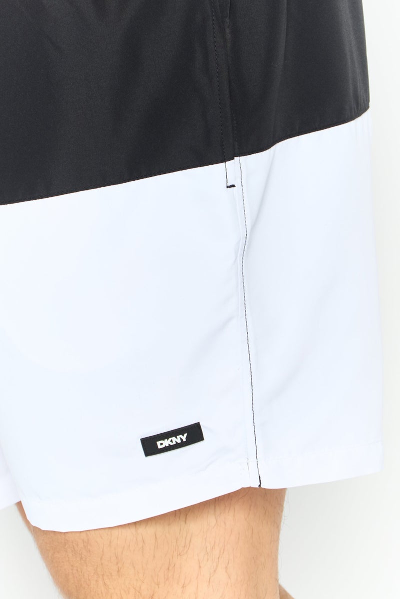 DKNY Men Brand Logo Board Short, Black  - Image 4