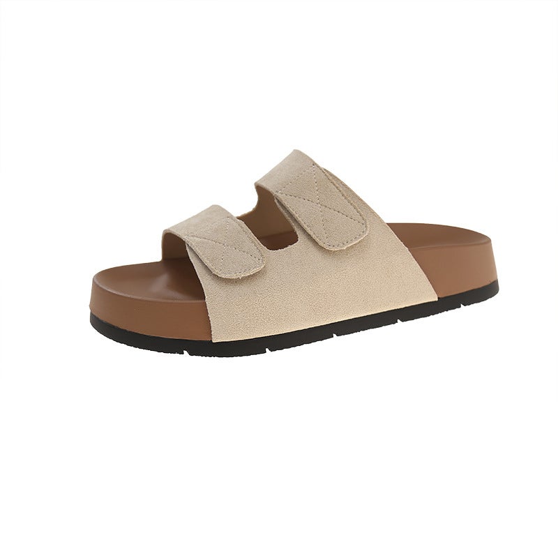 Birkenbone Slippers Women'S Outer Wear Summer Vintage Velcro Type Casual Sofa Sandals And Slippers Women - Image 1