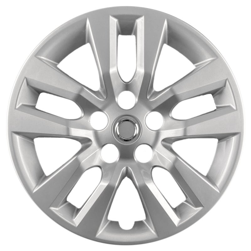 Hubcaps.com Hubcaps - Premium Quality 16 inch Silver Hubcaps / Wheel Covers fits 2013 2014 2015 2016 2017 and 2018 Nissan Altima, Heavy Duty Construction (Set of 4) (53088AMS-4) - Image 2