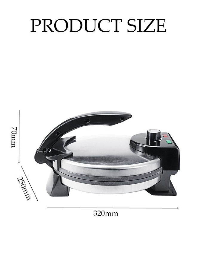 sokany Roti Maker, multifunctional tortilla maker, non stick flat bread maker, adjustable temperature knob, suitable for making corn tortillas, Tacos, bread, 32 * 25 * 7cm  - Image 5