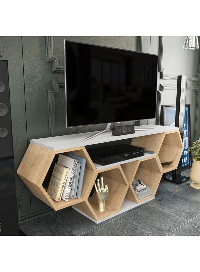 Home Box Asta Tv Unit For Tvs Up To 60 Inches 55.5 X 140 X 26.6 Cm - Image 2