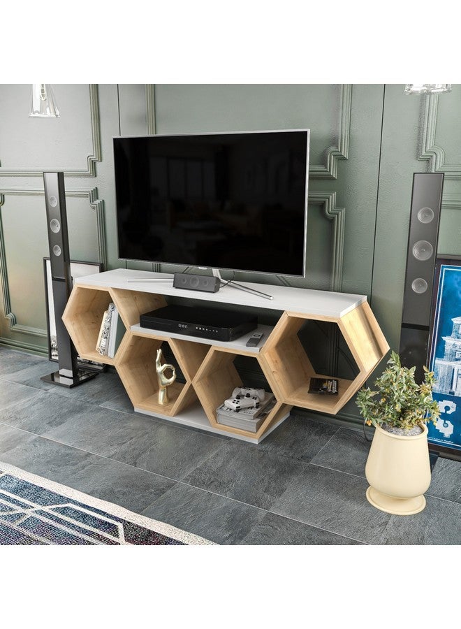 Home Box Asta Tv Unit For Tvs Up To 60 Inches 55.5 X 140 X 26.6 Cm - Image 3