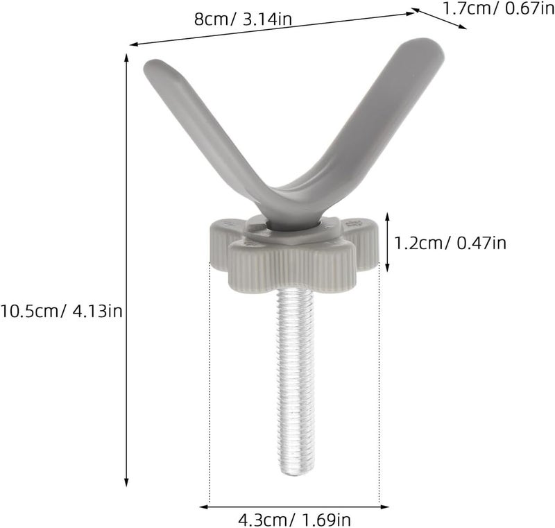 4pcs Gate Screws and Bolts Replacement Parts for Pet Gate Hardware Secure Indoor Safety Door Fittings and Pet Protection - Image 2