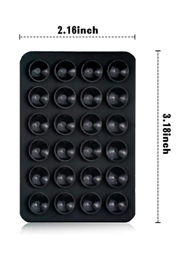 Angola Panda 15 Pack Silicone Suction Phone Case Mount, Non Slip Sticky Phone Grip for Cellphone, Silicon Adhesive Suction Cup Phone Mount, Strong Grip Holder for Selfies and Videos Suitable for bathroom, mirror, hands-free, selfie, video(15colors)  - Image 4