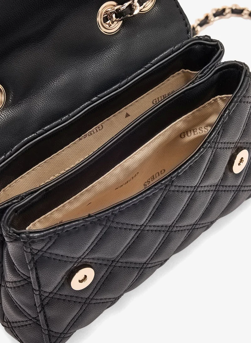 GUESS  Giully Ii Mini Flap Over Convertible Shoulder Bag for Women | Best Price UAE
